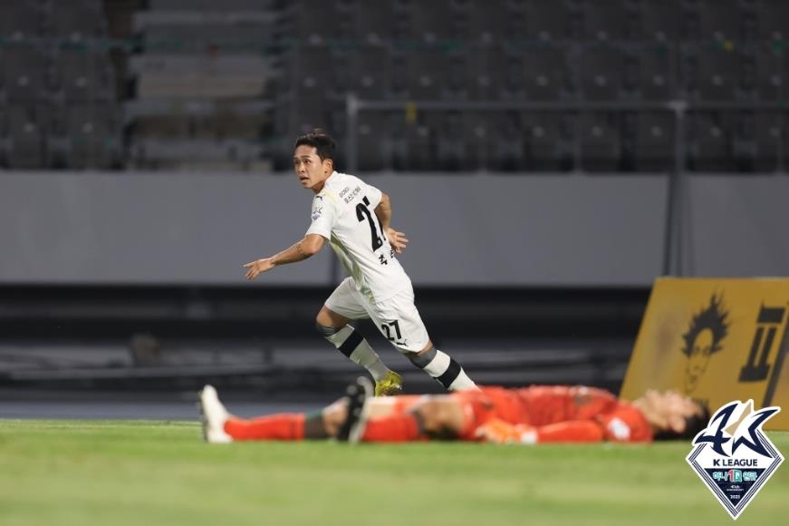 ‘Jang Baek-kyu’s goal’ gives K League 2 newcomer Cheonan its first back-to-back wins…